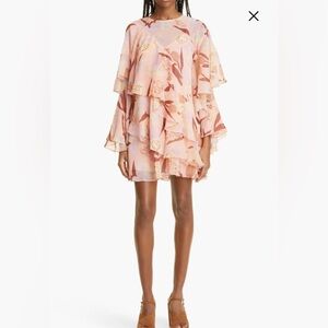 Ted Baker London Pegaia Ruffle Long Sleeve
Minidress Womens Size 3 NEW with tags